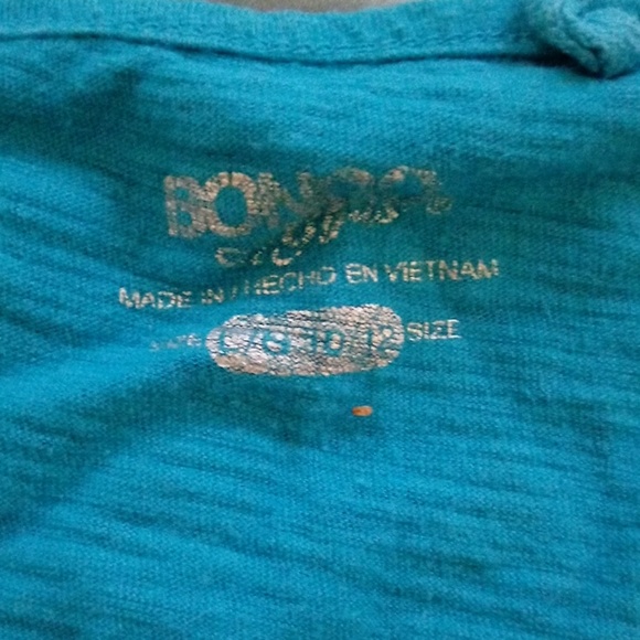 Bongo size large teal and yellow top - Picture 3 of 4